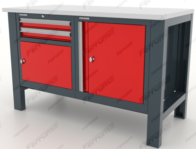 Верстак двухтумбовый Феррум 11.3102-7016/3000