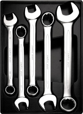 T40189 Дополнительный набор ключей комбинированных, 5 предметов T40189 Дополнительный набор ключей комбинированных, 5 предметов
